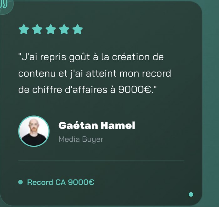 Témoignage client